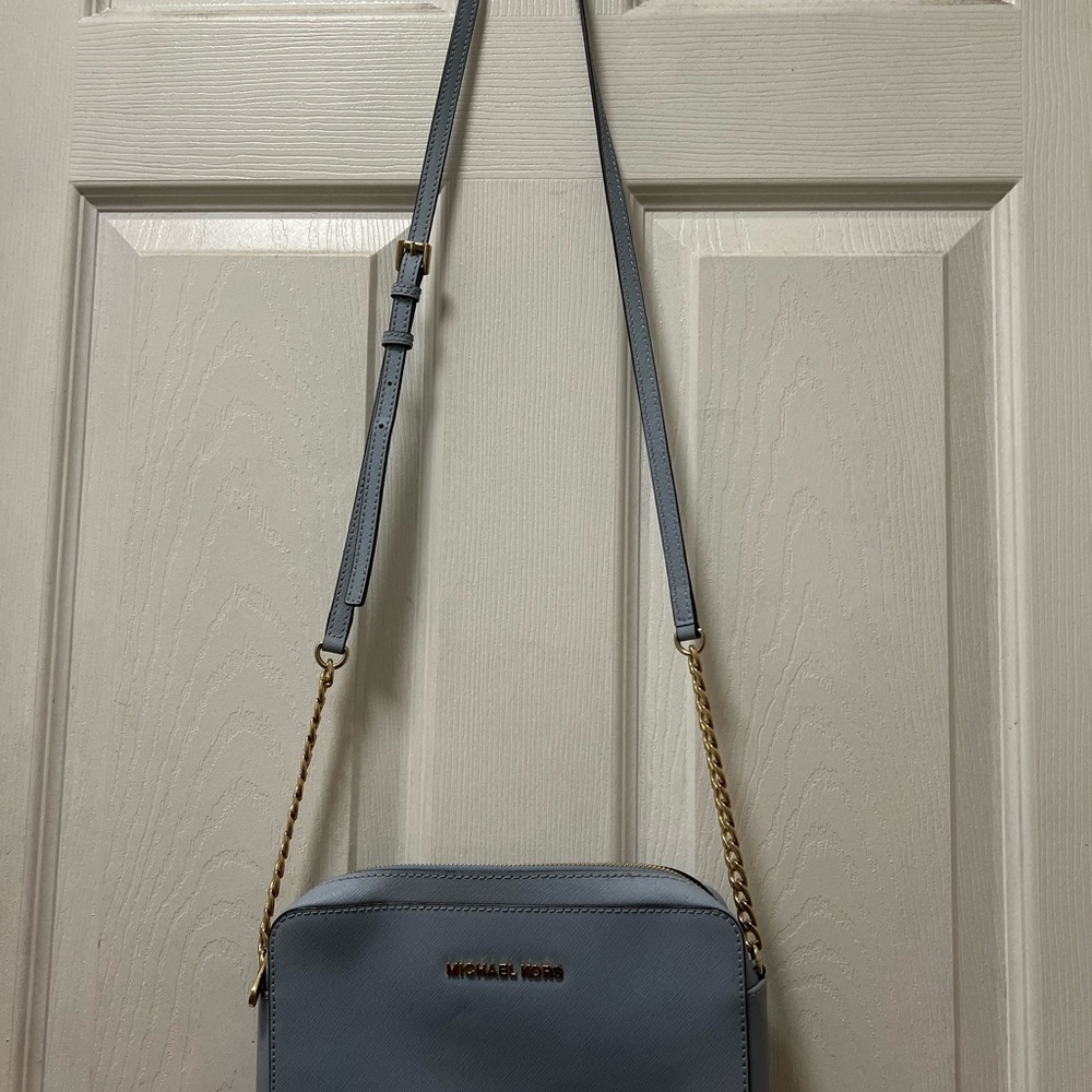 Michael Kors Light Blue Crossbody Bag